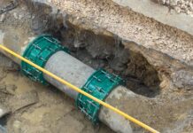Aguas de Cartagena renovó 517 mtrs de red hídrica en Albornoz